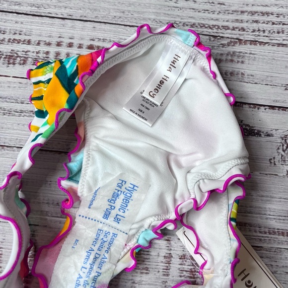 Hula Honey Bikini Swim Bottom White - Picture 4 of 4